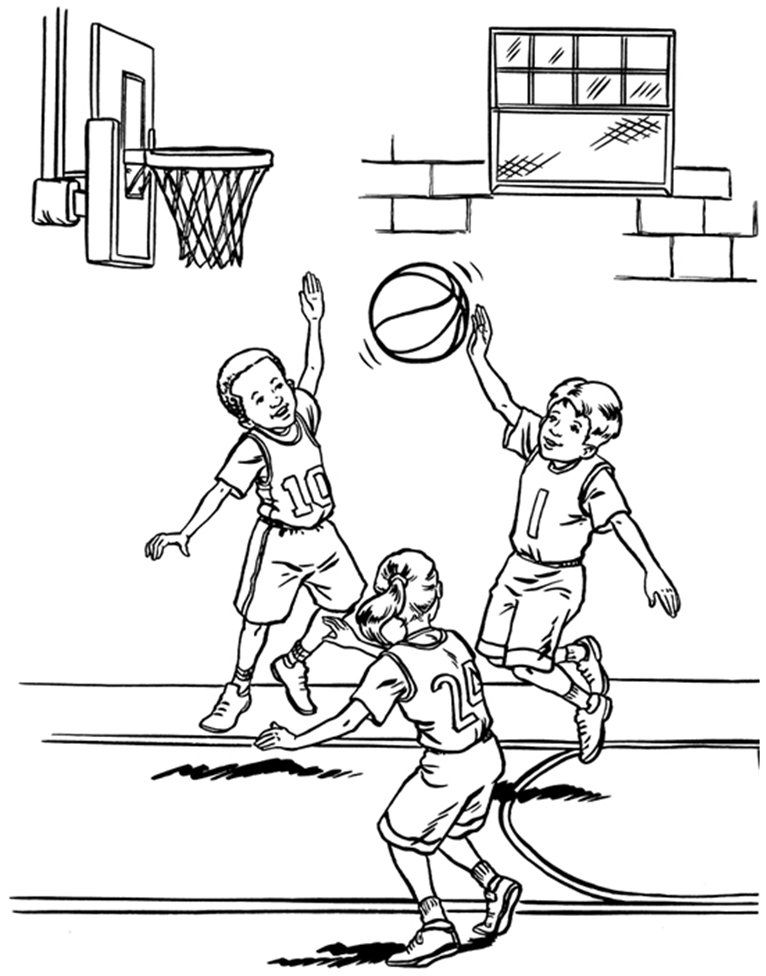 766x976 Basketball Player Coloring Pages Work Stuff