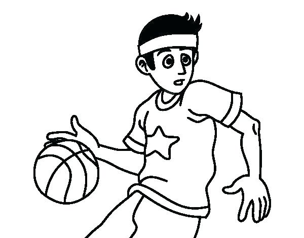 600x470 Basketball Coloring Pages Players Coloring Pages Basketball