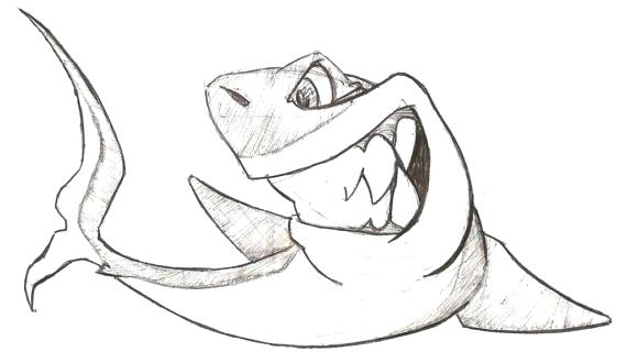 570x320 Megalodon Shark Coloring Pages Sharks And Rays Coloring Page
