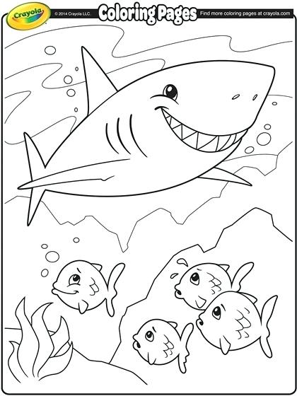 420x560 Megalodon Shark Coloring Pages