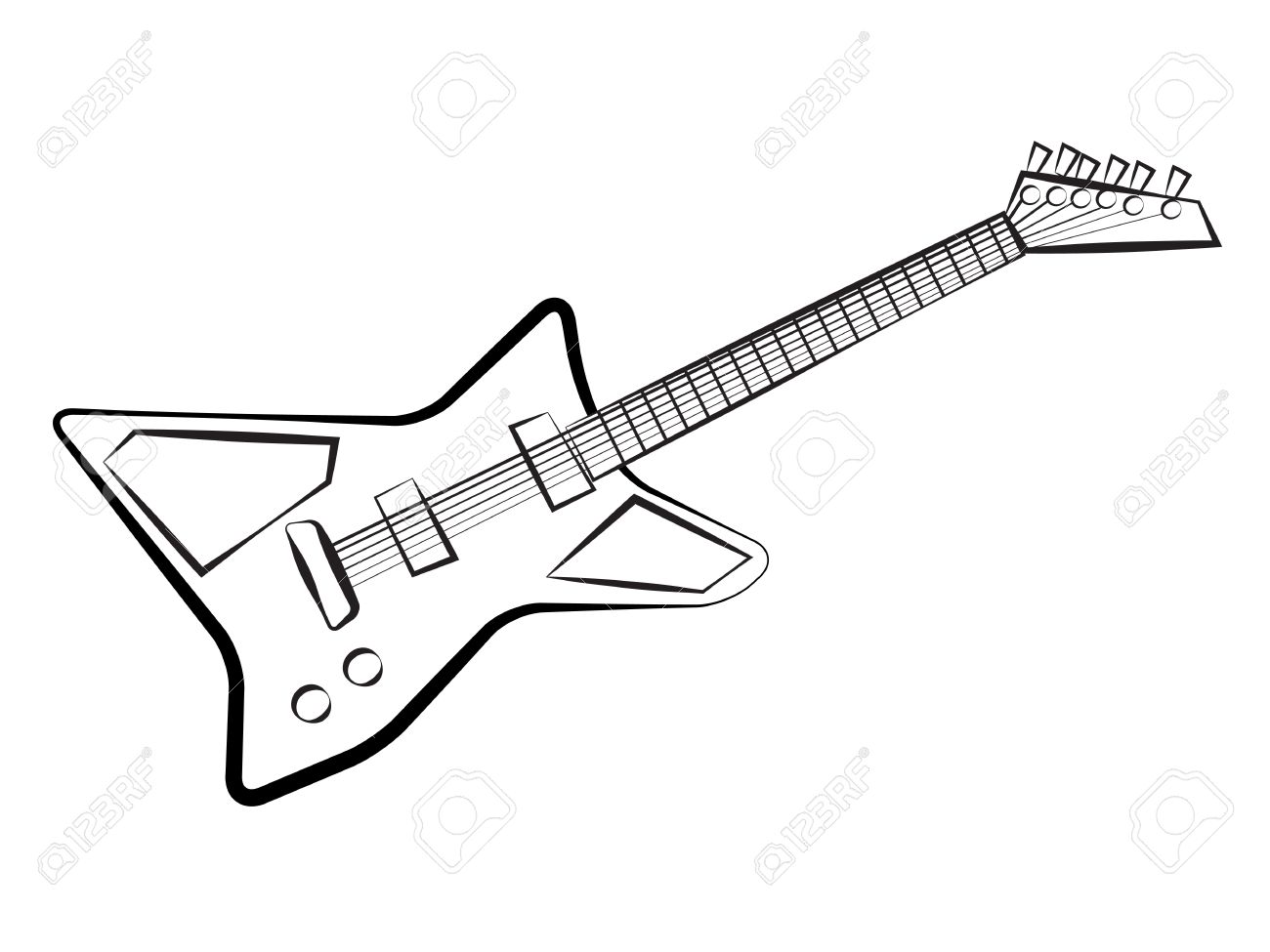 1300x975 Coloring Page For Real Kids Joan With Electric Guitar Acoustic