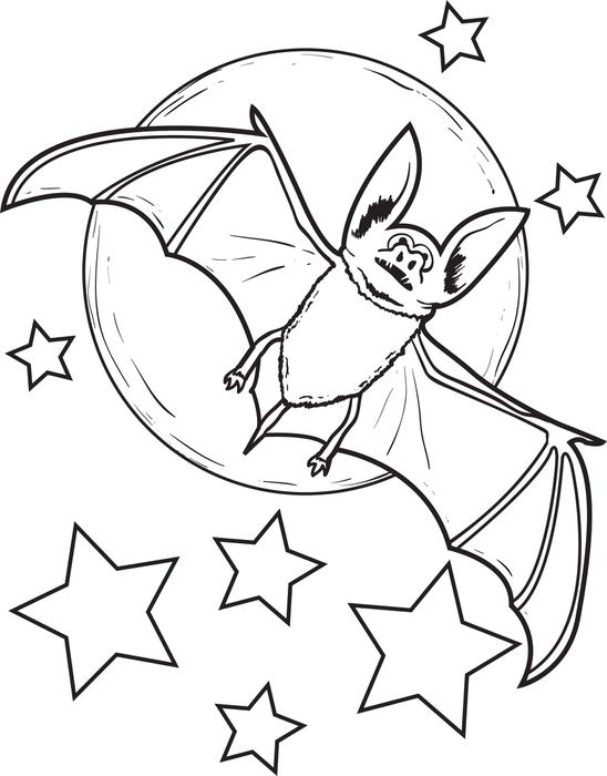 548x700 Bat Coloring Pages Free Printable Bat Coloring Pages Pata Sauti