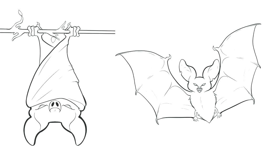 1024x600 Halloween Bats Coloring Pages Deepart