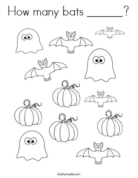 Bat Coloring Pages Preschool