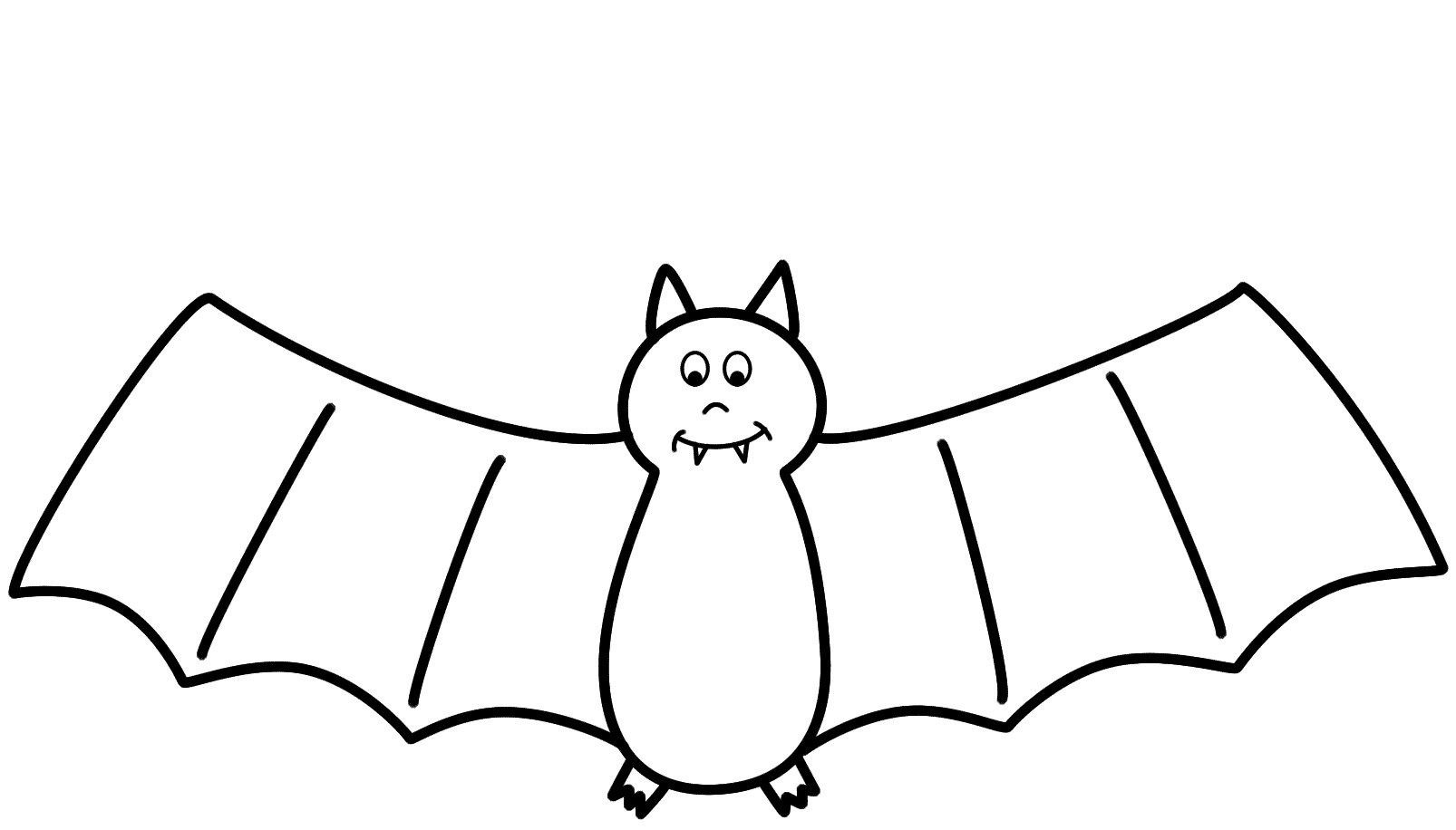 1606x916 Bat Coloring Pages