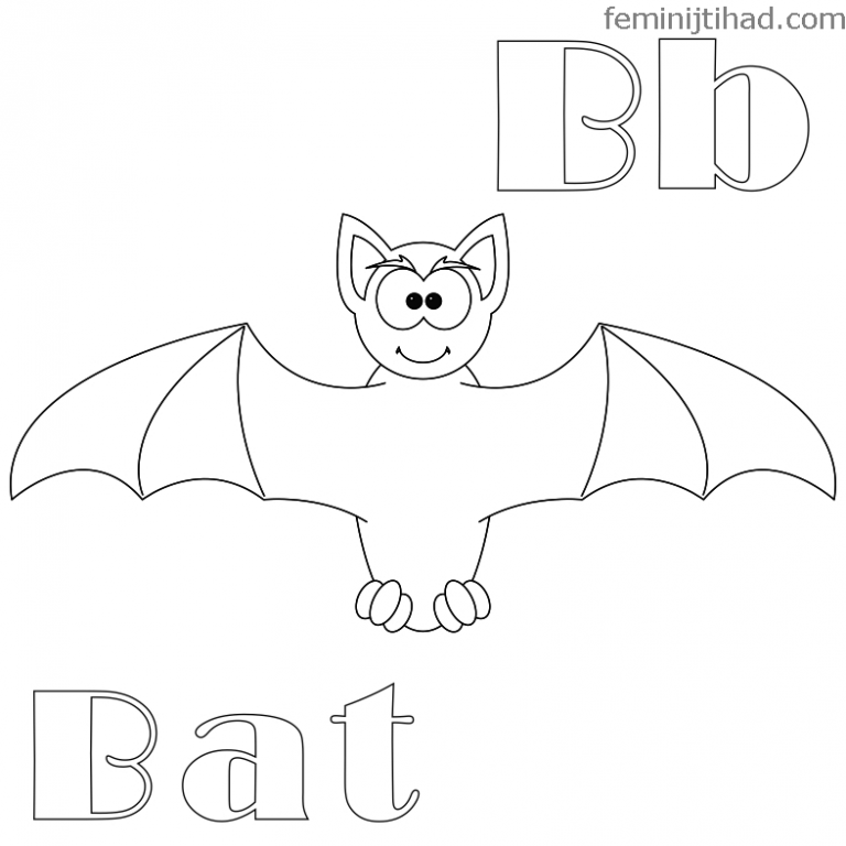 768x768 Bat Coloring Pages Preschool New