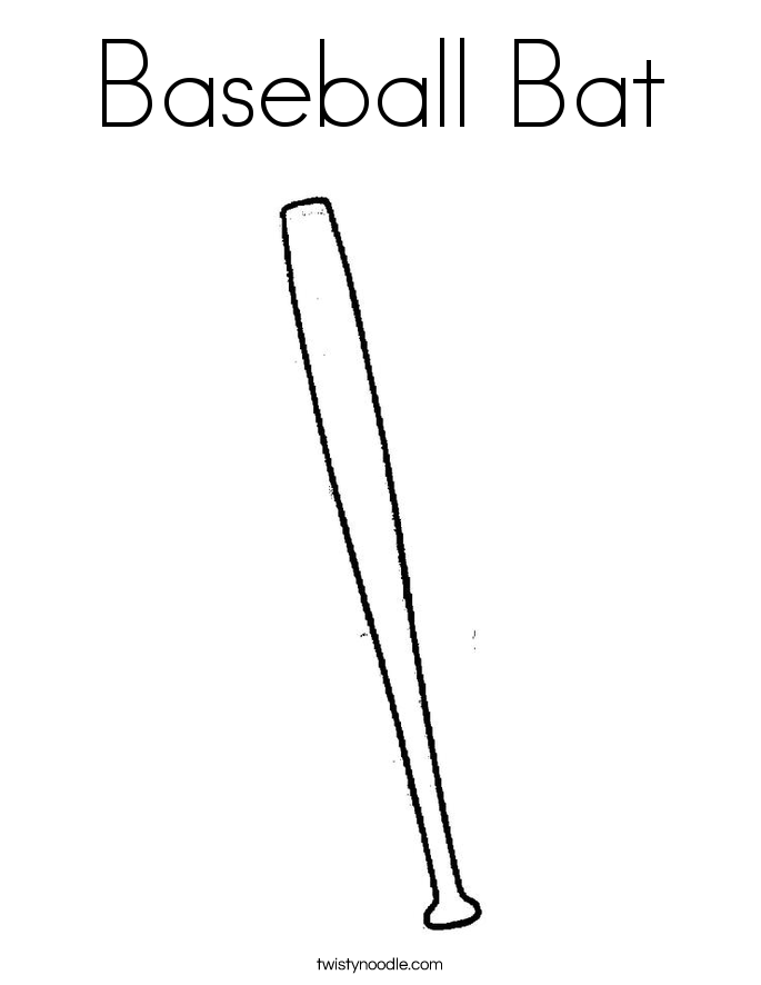 685x886 Baseball Bat Coloring Page