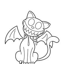 Bat Printable Coloring Pages
