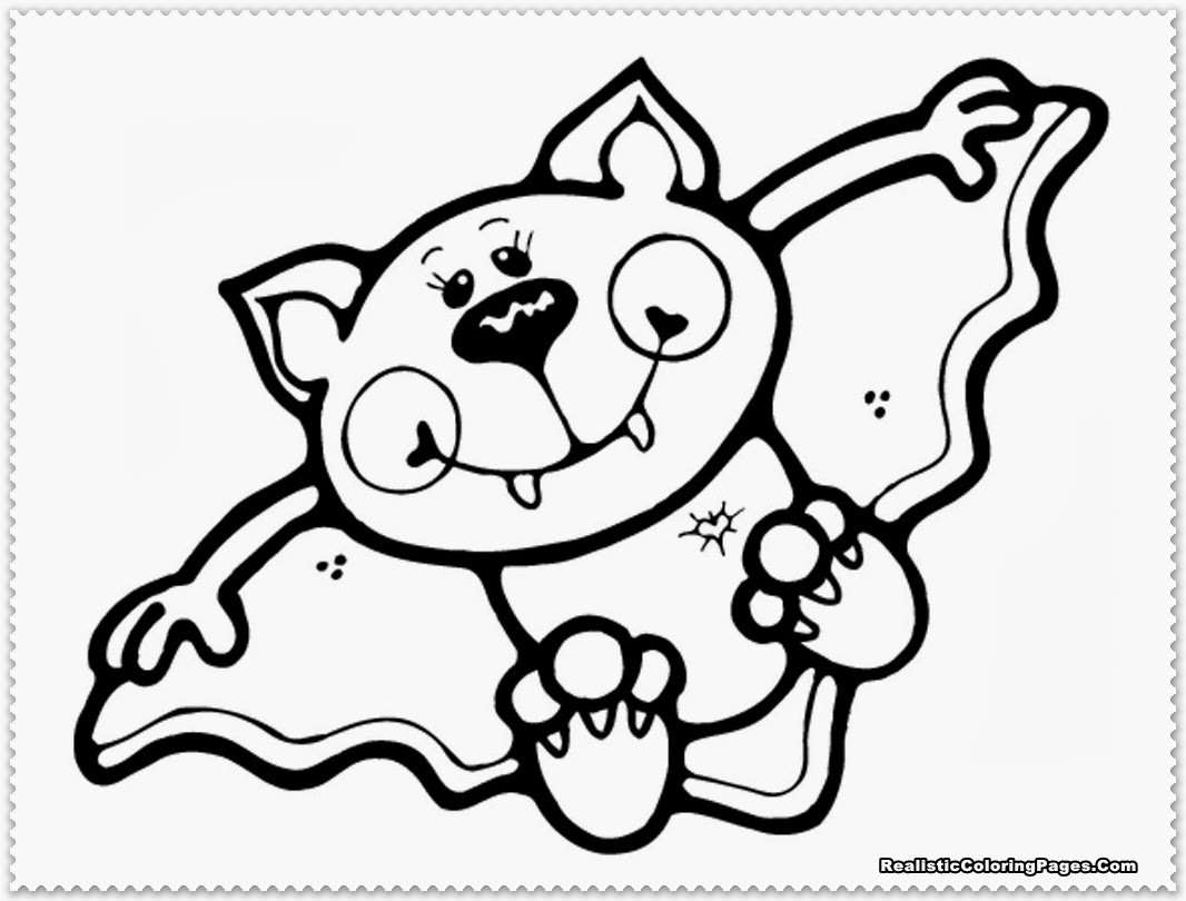 1066x810 Bat Coloring Pages