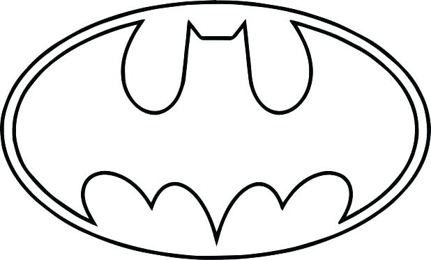 618x374 Batman Logo Coloring Pages Elegant Batman Symbol Coloring Page