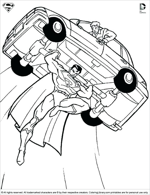 Bat Signal Coloring Pages