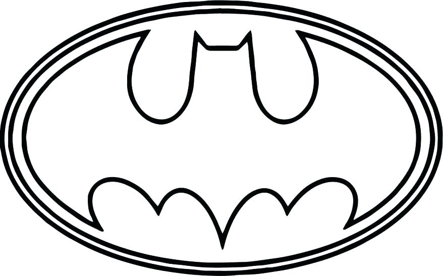 878x547 Coloring Batman Symbol Coloring Pages Bat Signal Free. Batman