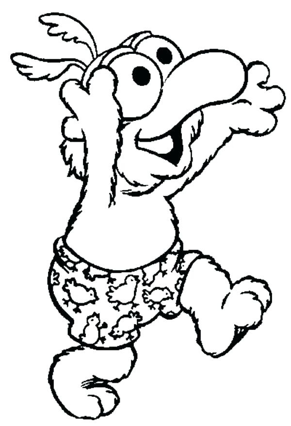 600x878 Infant Coloring Pages Swimming Coloring Pages Babies Coloring