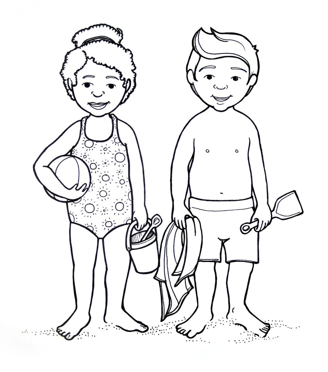 1059x1200 Wonderful Boy Swimming Coloring Pages Page 851090 Iphone De
