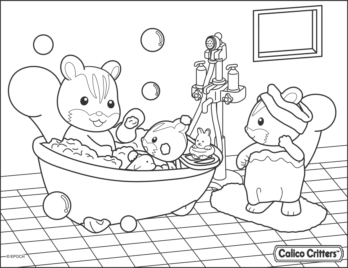 1200x923 Bathroom Coloring Pages