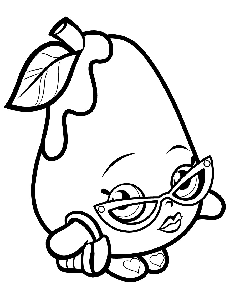 875x1132 Bathtub Shopkins Coloring Page