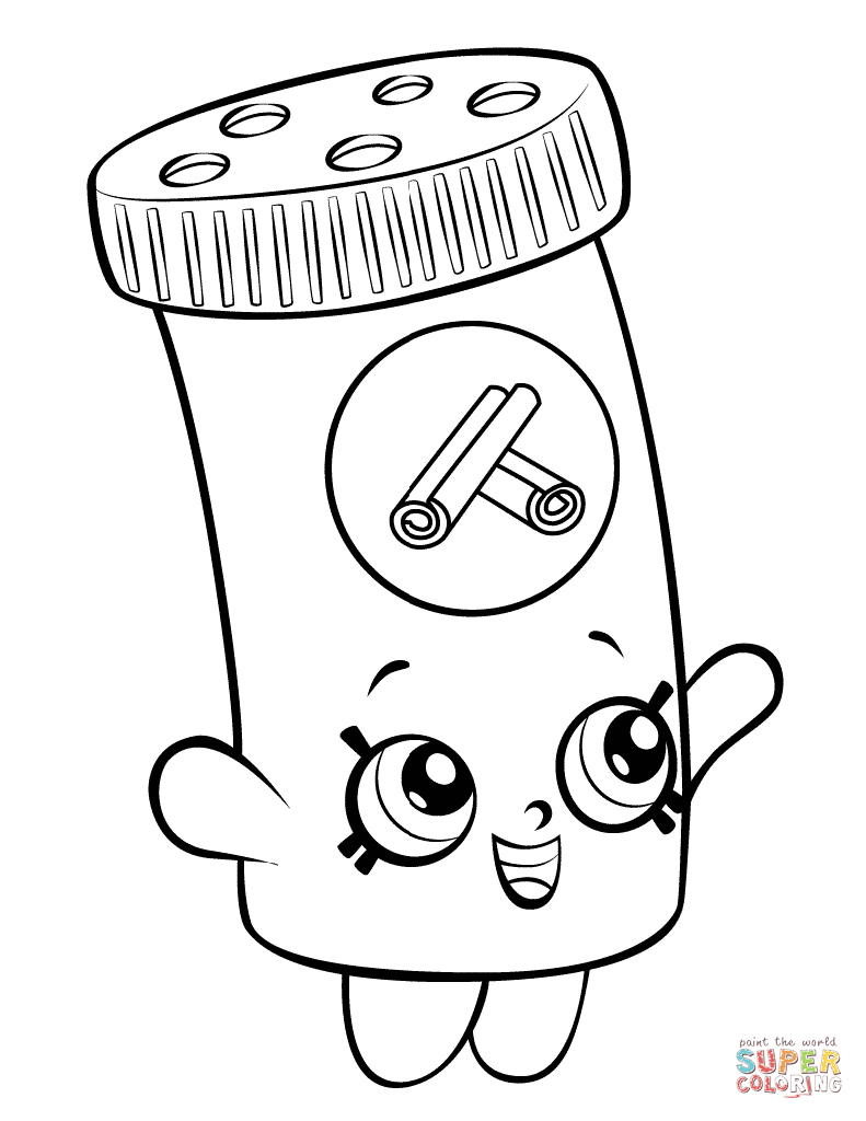 791x1024 Cinnamon Sally Shopkin Coloring Page Also Luxury Inspiration