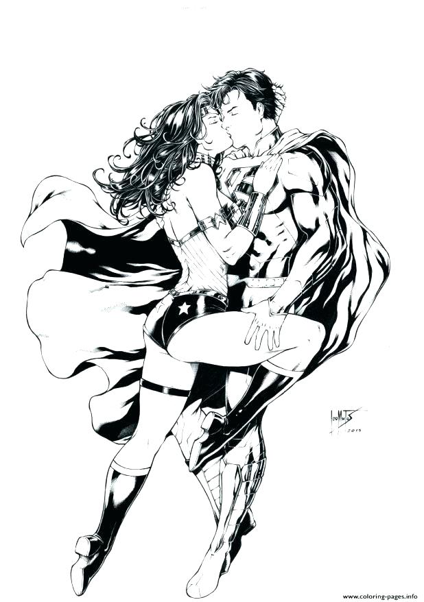 Batman And Catwoman Coloring Pages