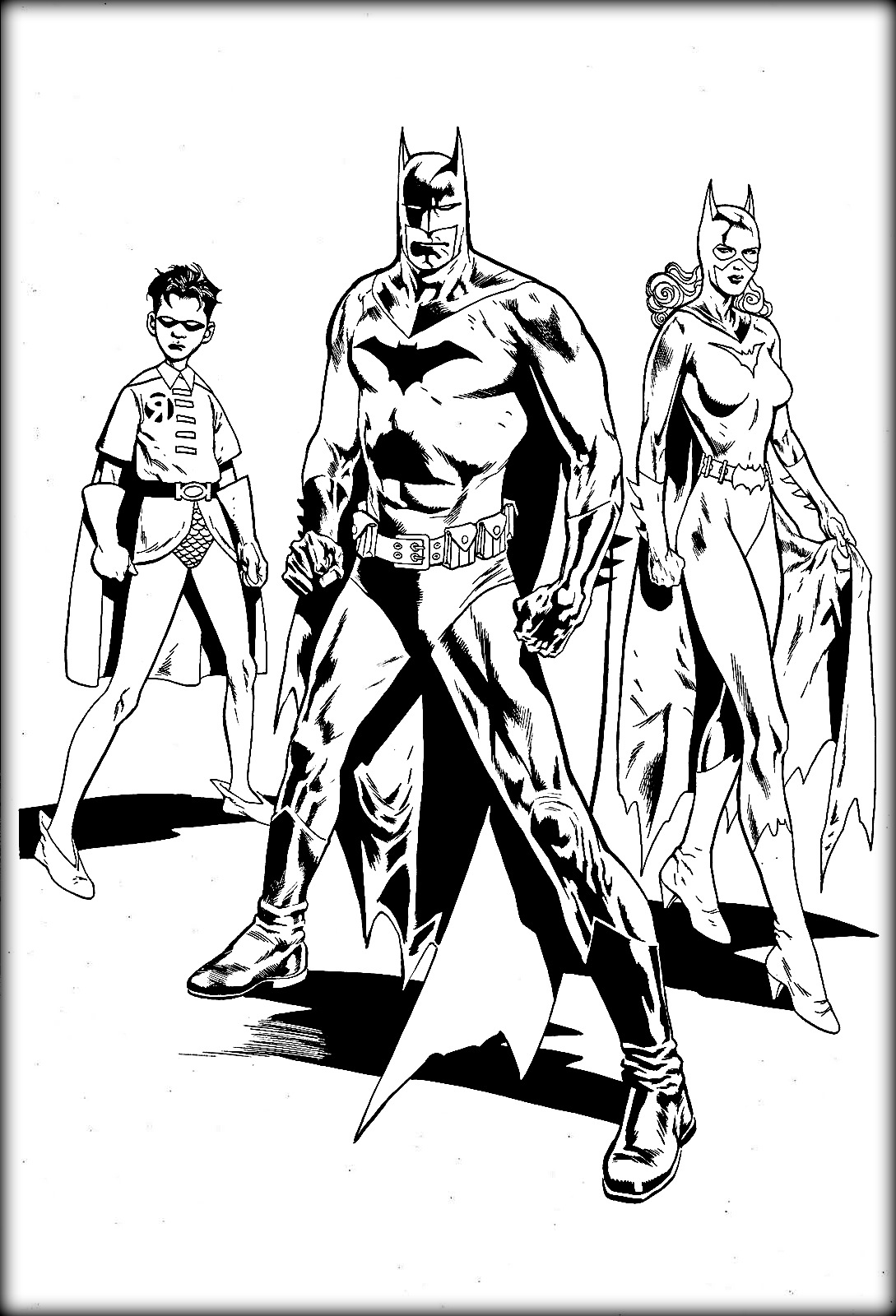 1089x1600 Batman Coloring Pages