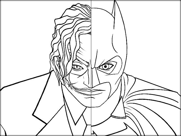 736x552 20 Joker Coloring Pages Collections Free Coloring Pages