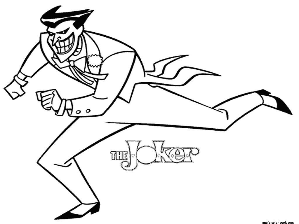 1024x768 34212 Coloring Pages Batman Joker Symbol Pictures For Joker