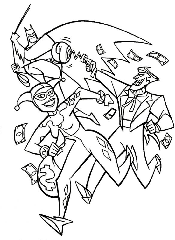 584x800 Batman And Joker Coloring Pages Getcoloringpages Coloring Pages