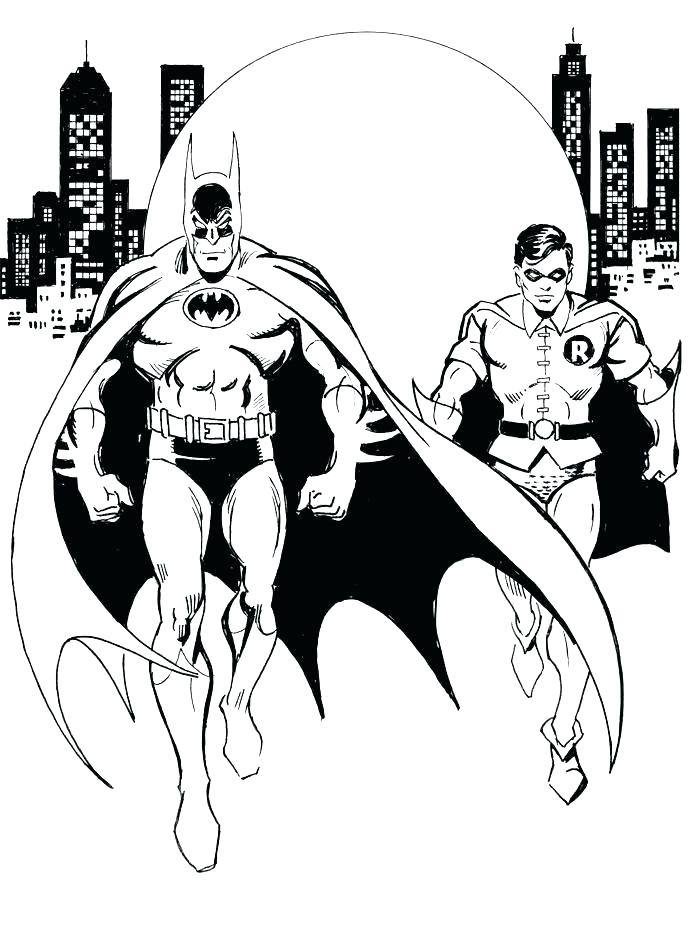 700x928 Coloring Page Batman Batman Robin Coloring Page Batman