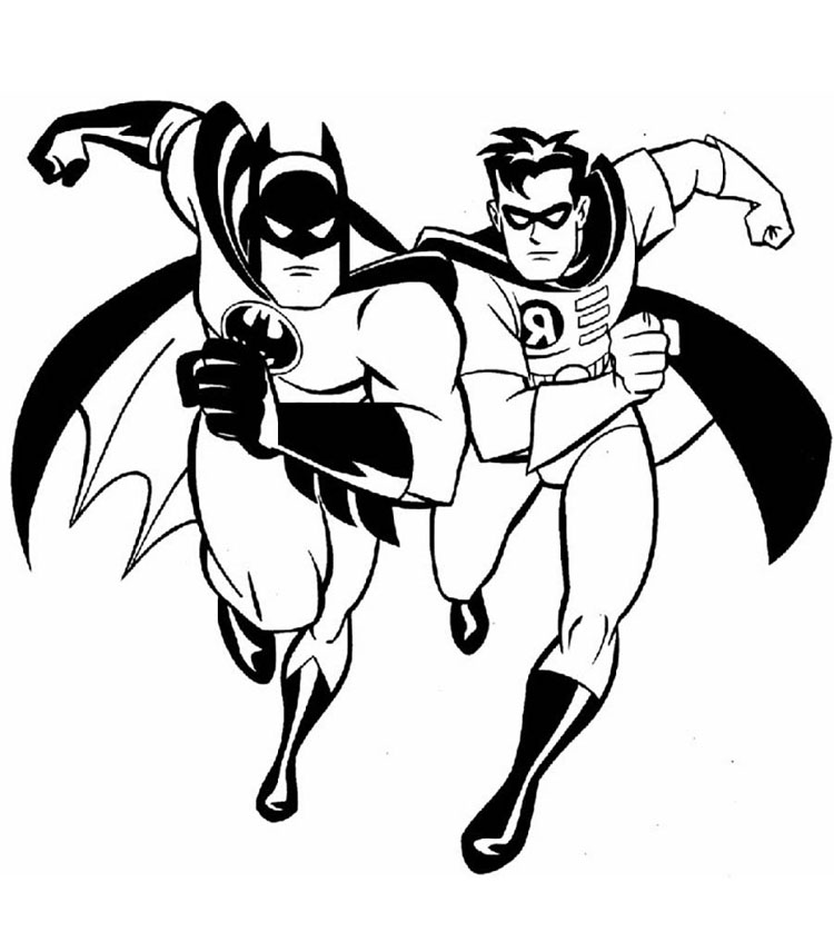750x838 Free Printable Coloring Pages Batman And Robin Bgcentrum