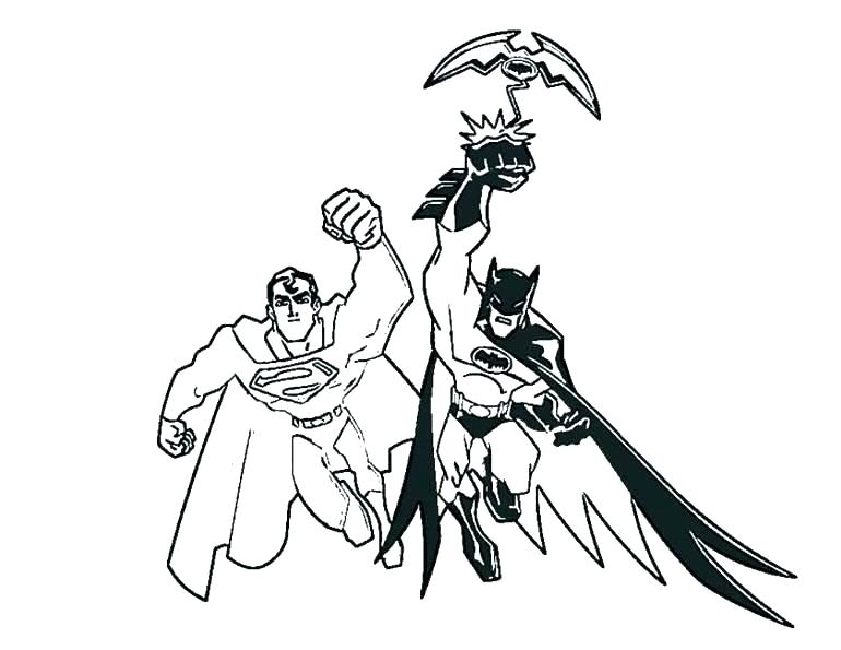 770x595 Printable Superman Coloring Pages Superman Color Pages Good Batman