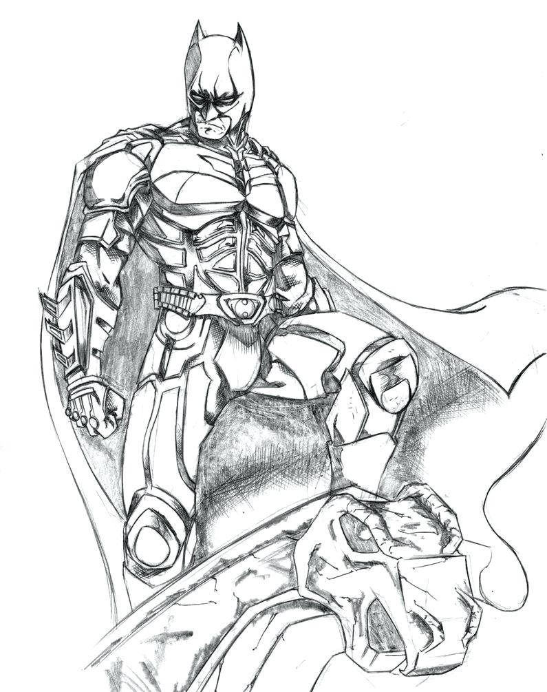 795x1005 Attractive Batman Arkham City Coloring Pages Model