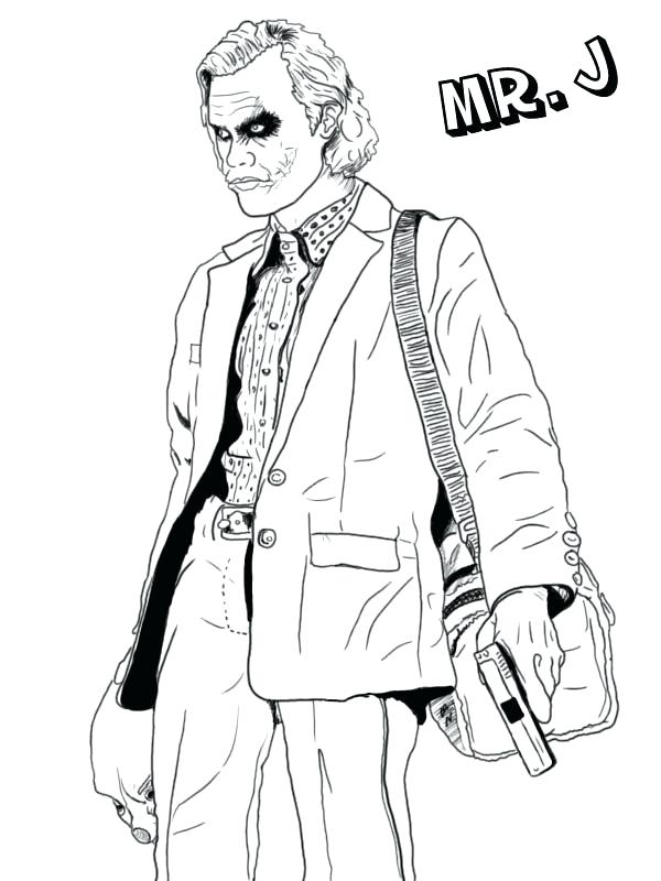 600x800 Batman Arkham City Coloring Pages Joker Asylum Page Free J Is