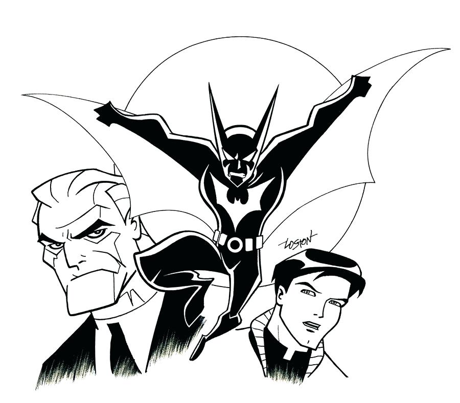 900x789 Batman Beyond Coloring Pages Batman Beyond By On Batman
