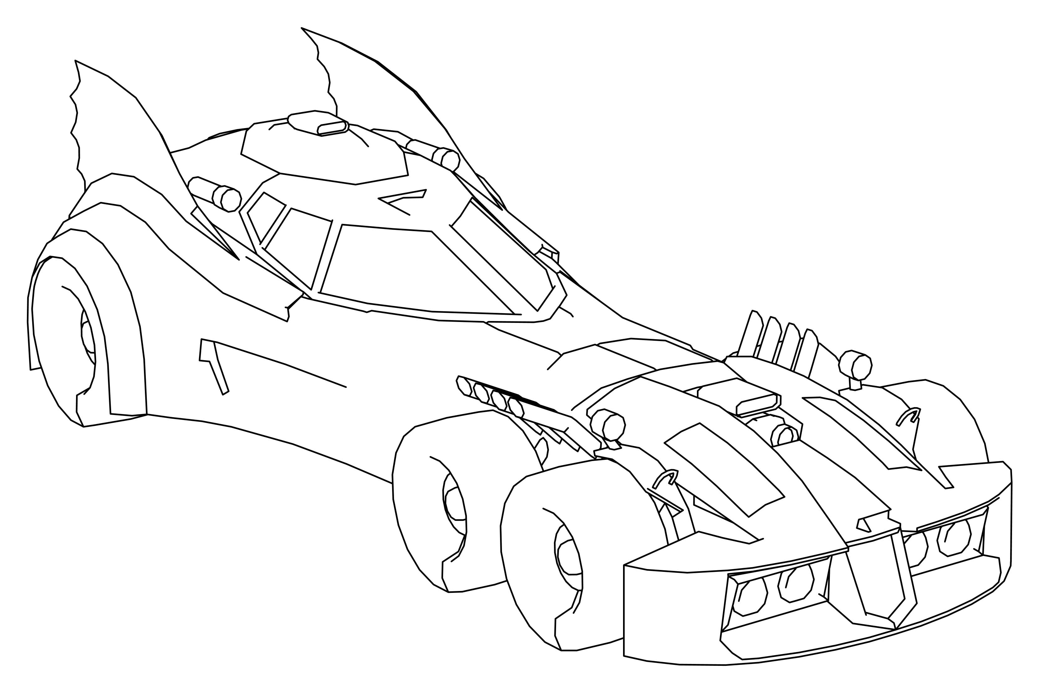 3333x2184 New Batman Car Coloring Pages Batman Car Coloring Pages Large Size