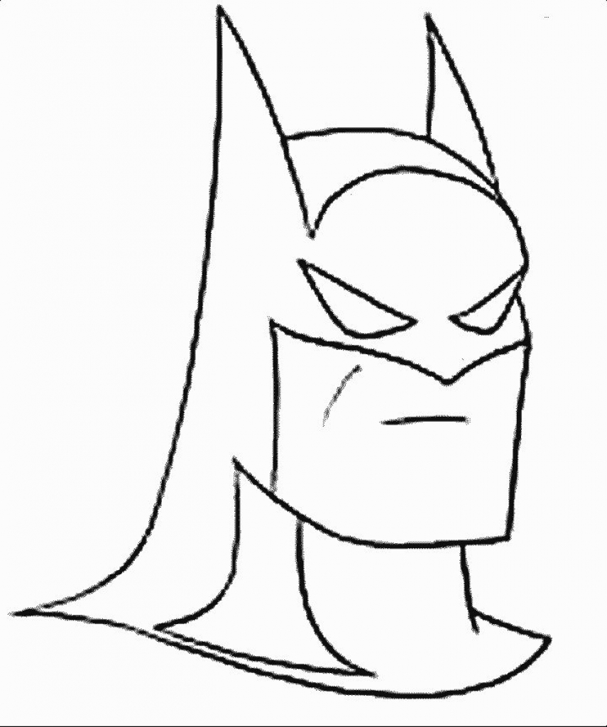 Batman Cartoon Coloring Pages
