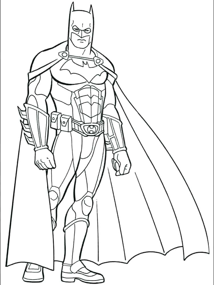 750x1000 Batman Cartoon Pictures Color Coloring Batman Batman Coloring