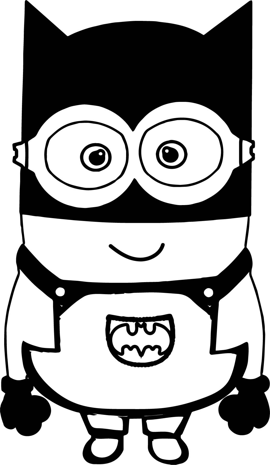 1032x1780 Minions In Space Coloring Pages 18 H Robot Minion Page 11 Batman