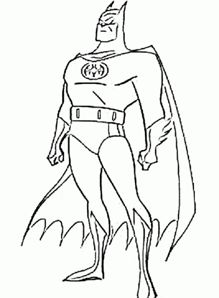 Batman Christmas Coloring Pages