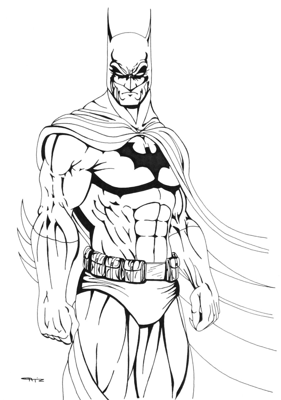 900x1282 Batman Coloring Pages For Adults To Print