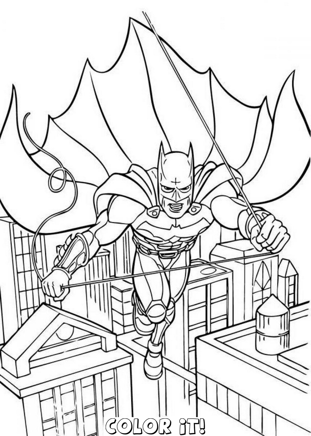 1284x1800 Batman Coloring Pages Online Color Bros