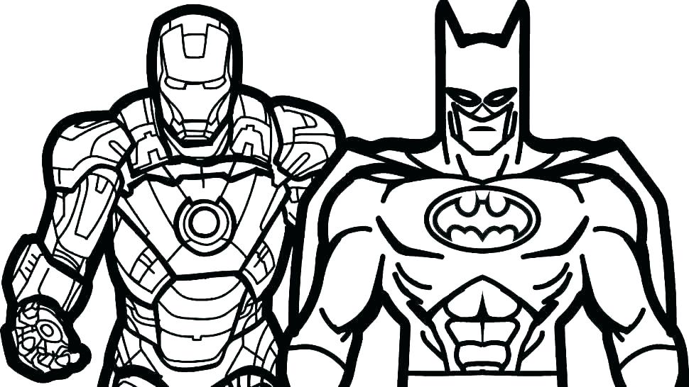 970x546 Coloring Pages Of Batman And Robin