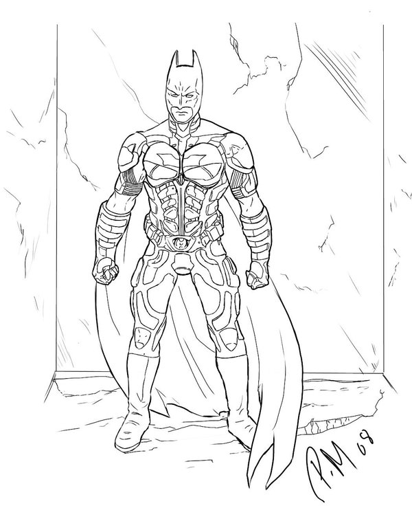 Batman Dark Knight Coloring Pages