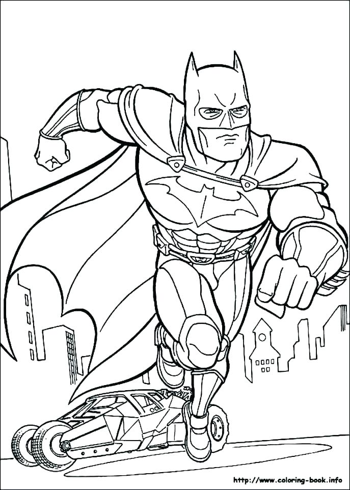 687x962 Batman Coloring Pages To Color Cartoon Coloring Pages Batman