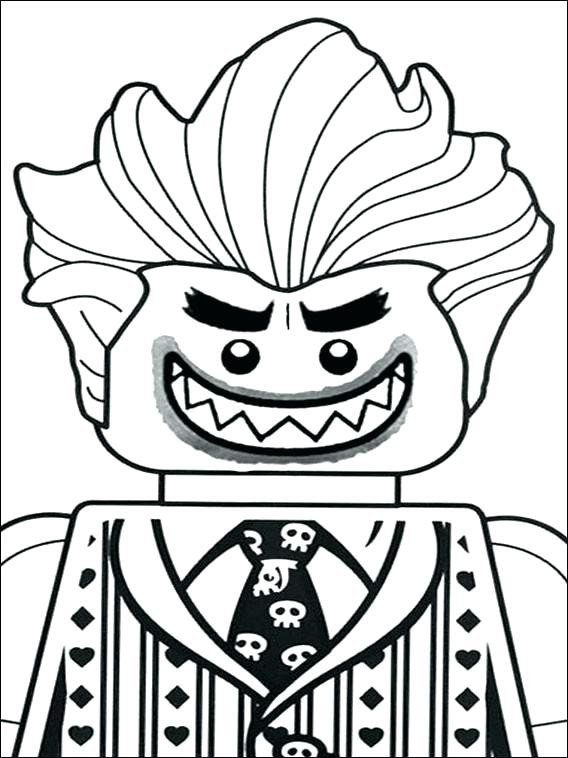 Batman Face Coloring Page