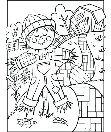 471x560 Scarecrow Coloring Pages Scarecrow Coloring Pages Scarecrow