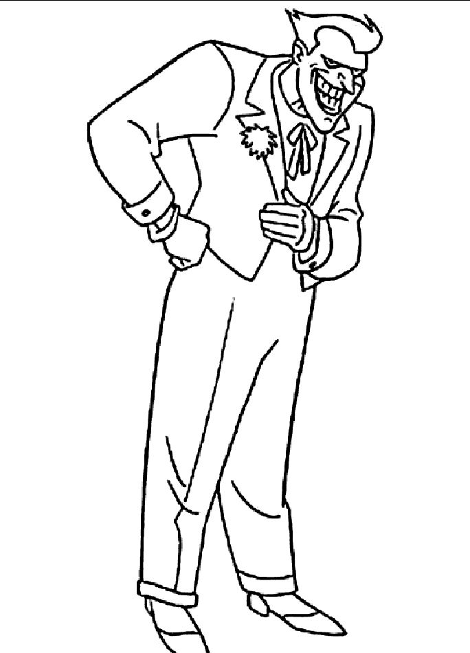 Batman Joker Coloring Pages