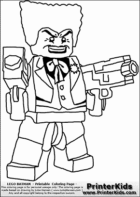 290x406 Batman Joker Coloring Pages Collection Joker Coloring Pages
