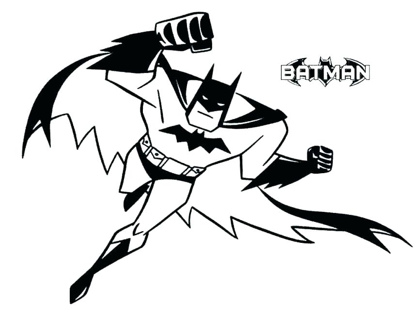 Batman Logo Coloring Pages