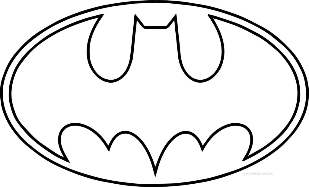 1024x620 Batman Logo Coloring Pages 2