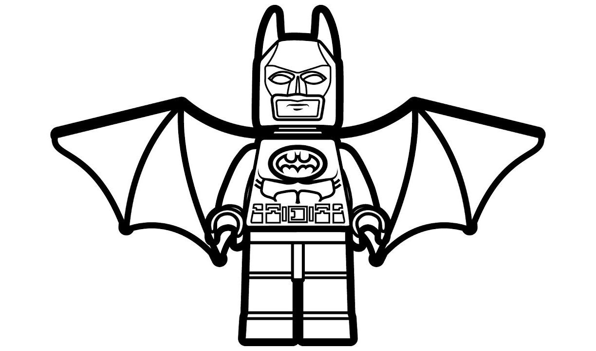 Batman Logo Printable Coloring Pages