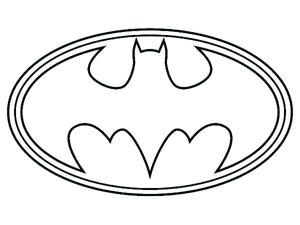 600x450 Batman Symbol Coloring Pages Batman Logo Coloring Pages Free